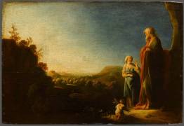 Abraham répudiant Agar (François Venant) - Muzeo.com