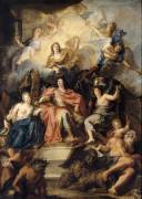 Allégorie à la gloire de Louis XIV (allusion à la Trève de Ratisbonne signée le 15 août 1684) (Antoine Coypel) - Muzeo.com