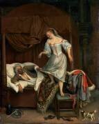 Bedroom Scene (Jan Steen) - Muzeo.com