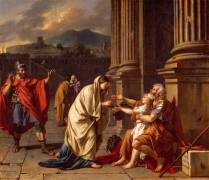 Bélisaire demandant l'aumône (Jacques-Louis David) - Muzeo.com