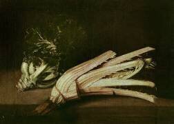 Cardoon and Cabbage (Spanish School) - Muzeo.com