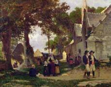 Church in Brittany (Otto Weber) - Muzeo.com
