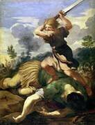 David killing Goliath (Pietro da Cortona) - Muzeo.com