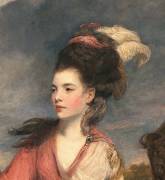 Detail of Jane Fleming, later Countess of Harrington (Joshua Reynolds) - Muzeo.com