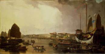 European Factories at Canton (William Daniell) - Muzeo.com
