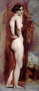 Female Nude from the Side (William Etty) - Muzeo.com