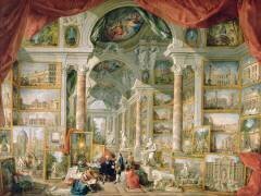 Galerie de vues de la Rome Moderne (Giovanni Paolo Pannini) - Muzeo.com