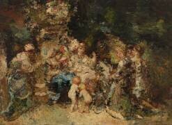 Homage (Adolphe Joseph Monticelli) - Muzeo.com