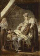 La famille malheureuse (Octave Tassaert) - Muzeo.com