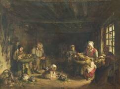 Lacemakers at Asnieres-sur-Oise (Paul Soyer) - Muzeo.com