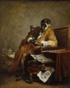 Le singe antiquaire (Jean Siméon Chardin) - Muzeo.com
