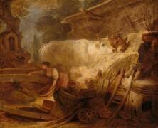 L'étable (Jean-Honoré Fragonard) - Muzeo.com
