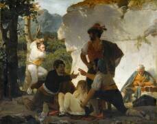 Les brigands romains (Charles Gleyre) - Muzeo.com