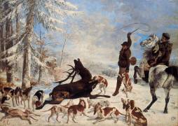 L'hallali du cerf (Gustave Courbet) - Muzeo.com