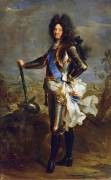 Louis XIV, King of France (Hyacinthe Rigaud) - Muzeo.com
