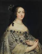 Louise-Marie de Gonzague-Clèves, reine de Pologne en 1646 (1611-1667) (Justus van Egmont) - Muzeo.com
