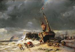 Low Tide (Eugène Isabey) - Muzeo.com