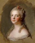 Madame Adelaïde de France, fille de Louis XV (1732-1800) (Jean-Marc Nattier) - Muzeo.com