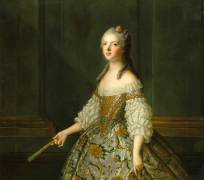 Marie Adelaïde de France (1732-1800), dite Madame Adélaïde (Jean-Marc Nattier) - Muzeo.com