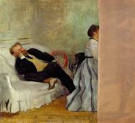 Monsieur and Madame Edouard Manet (Edgar Degas) - Muzeo.com