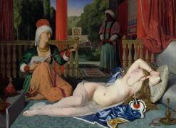 Odalisque with Slave (Jean-Auguste-Dominique Ingres) - Muzeo.com