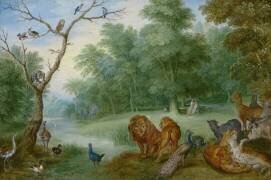 Paradise with the Fall of Man (Jan Brueghel the Younger) - Muzeo.com