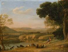 Pastoral Landscape (Claude Gellée) - Muzeo.com