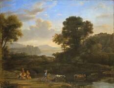 Pastoral Landscape (Claude Gellée) - Muzeo.com