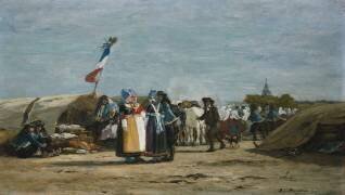Pilgrimage in Finistere (Eugène Boudin) - Muzeo.com