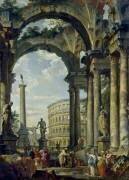 Roman Capriccio (Giovanni Paolo Pannini) - Muzeo.com