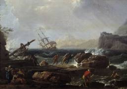 Scene of shipwreck (Joseph Vernet) - Muzeo.com
