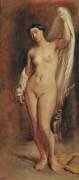 Standing Female Nude (Théodore Chasseriau) - Muzeo.com