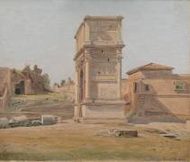 The Arch of Titus in Rome (Constantin Hansen) - Muzeo.com