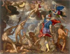 The Battle between the Gods and the Giants (Joachim Wtewael) - Muzeo.com