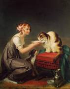 The Cat's Lunch (Marguerite Gérard) - Muzeo.com