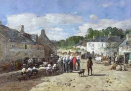 The Feast (Eugène Boudin) - Muzeo.com