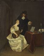 The Music Lesson (Gérard ter Borch) - Muzeo.com