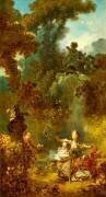 The Pursuit (Jean-Honoré Fragonard) - Muzeo.com