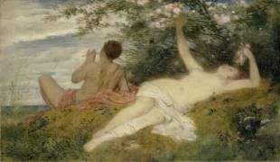 The spring (Arnold Böcklin) - Muzeo.com