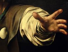 The Supper at Emmaus - detail (Caravaggio) - Muzeo.com