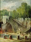 The Washerwomen (Hubert Robert) - Muzeo.com