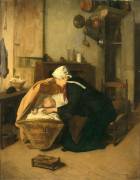 The Young Mother (Jacques Gustave Hamelin) - Muzeo.com