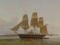 Three Masted Boat (Jean Dominique Drouin) - Muzeo.com
