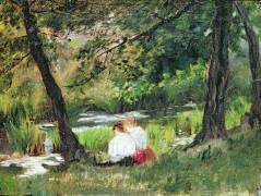 Two Seated Women (Mary Cassatt) - Muzeo.com