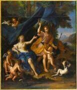 Vénus et Adonis (Louis Boullogne the Younger) - Muzeo.com