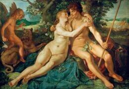 Venus and Adonis (Hendrick Goltzius) - Muzeo.com