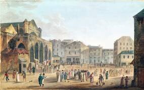 View of Saint-Germain-l'Auxerrois (Thomas-Charles Naudet) - Muzeo.com