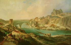 View of Toledo (Eugenio Lucas y Padilla) - Muzeo.com