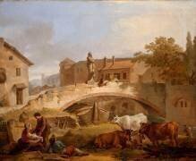 Village italien (Jean-Baptiste-Marie Pierre) - Muzeo.com