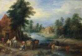Village Landscape (Théobald Michau) - Muzeo.com